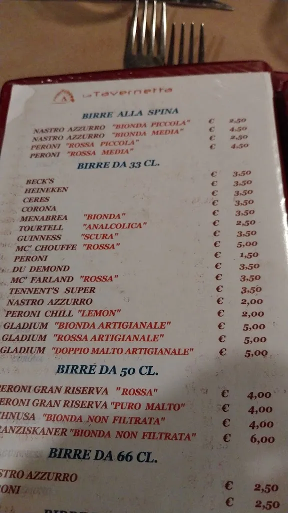 Menu_Ristorante La Tavernetta_Feroleto Antico_image_1