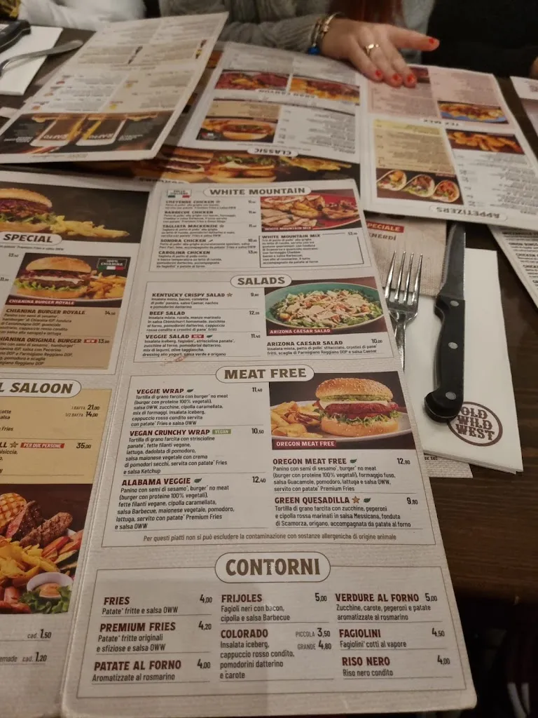 Menu_Old Wild West - Genova Fiumara_Fiumara_image_4