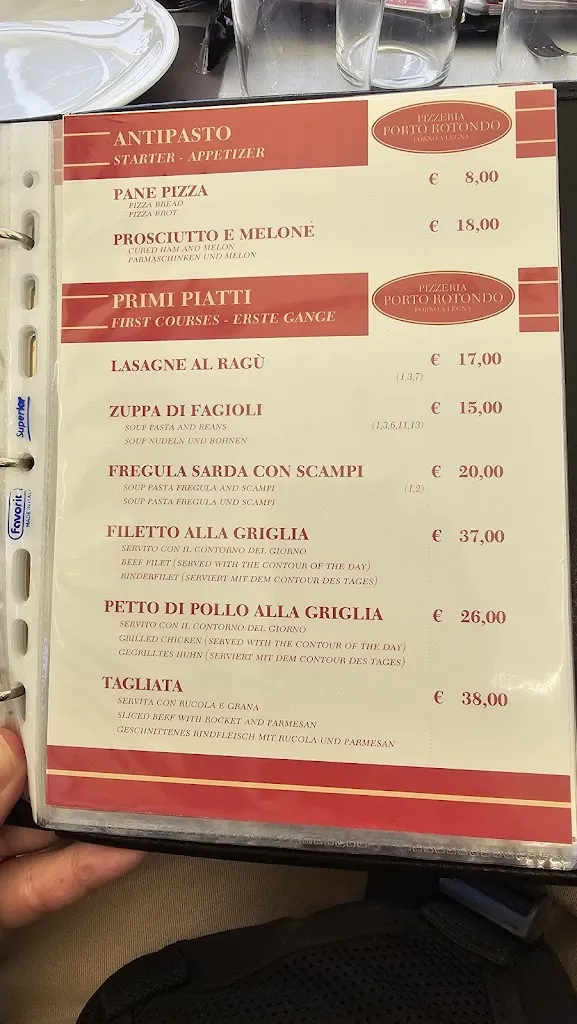 Menu_Pizzeria Porto Rotondo cortina_Cortino_image_1