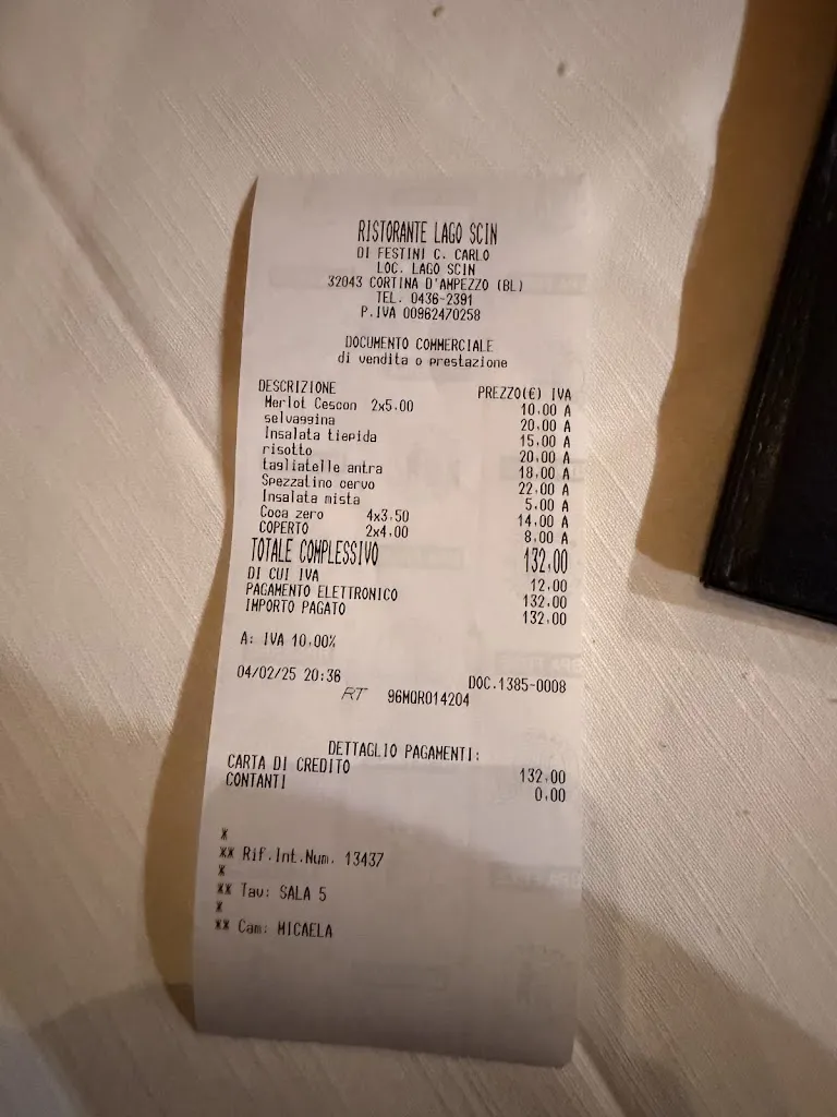 Franco Moreno_Restaurant Lake Scin_Cortino_review