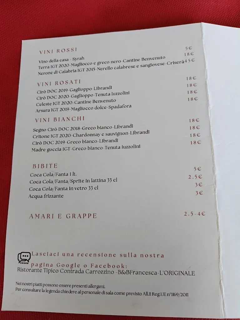 Menu_Contrada Carrozzino - Locanda Sincera (L'ORIGINALE)_Fossato Serralta_image_4