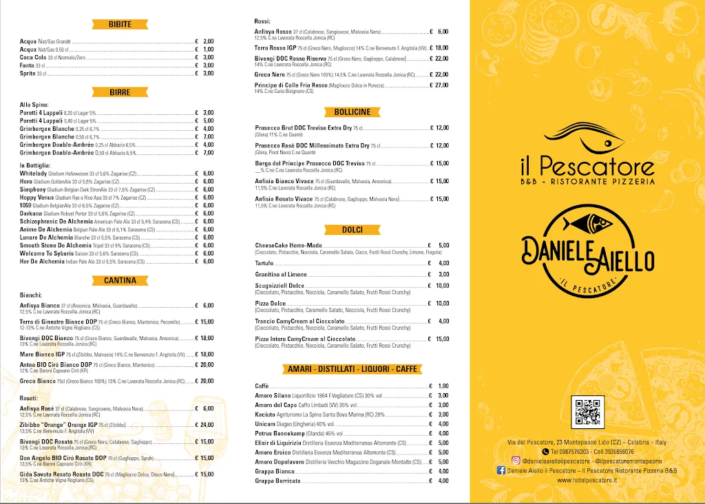 Menu_IL PESCATORE Ristorante Pizzeria B&b_Gasperina_immagine_2