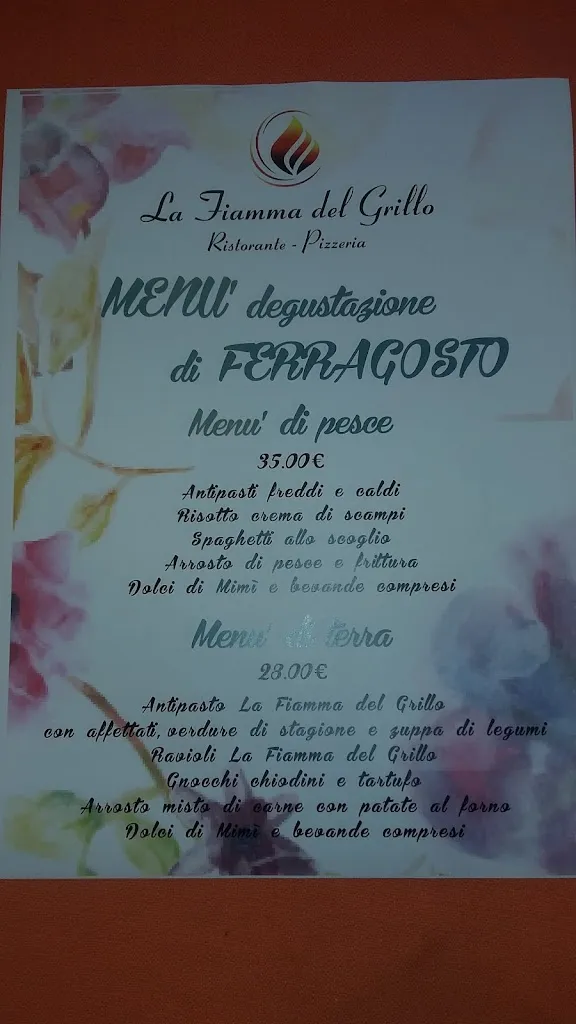 Menu_La Fiamma del Grillo Ristorante-Pizzeria_Coppito_image_1