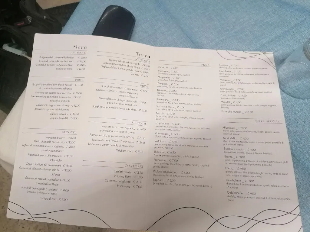 Menu_Ristorante PIZZERIA MOLO 10_Fuscaldo_image_1