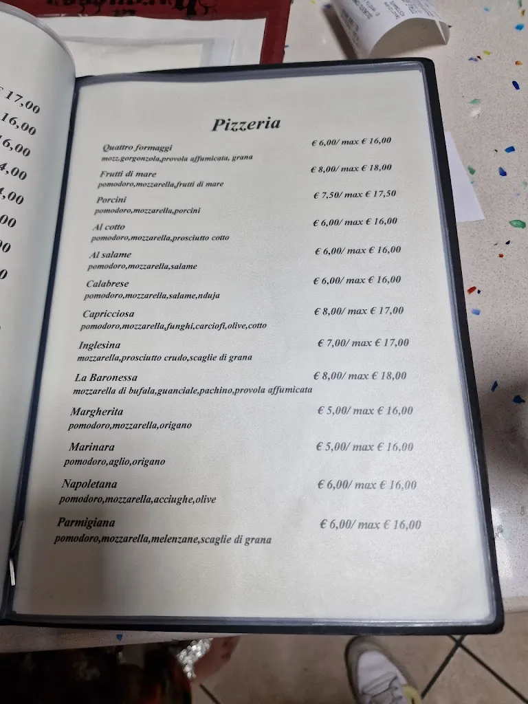 Menu_La Baronessa Ristorante Pizzeria_Gizzeria_image_2