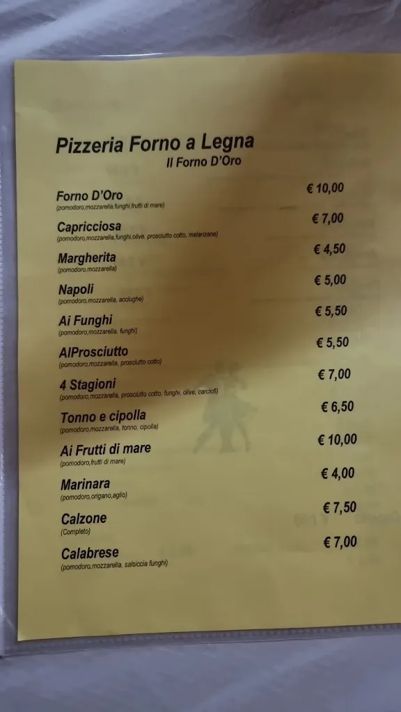 Menu_Ristorante Pizzeria Forno D'Oro_Grisolia_image_3