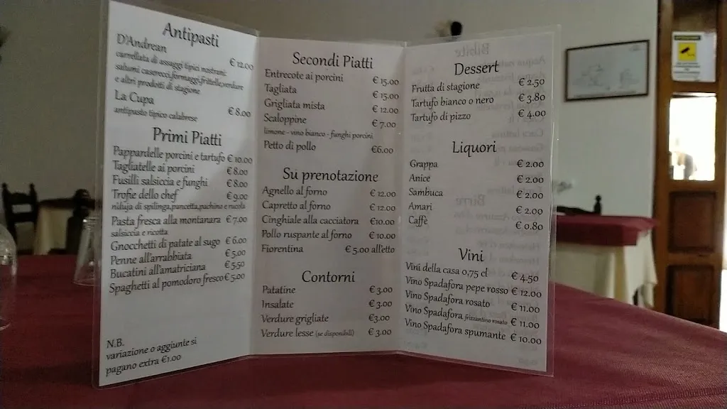 Menu_La Tana d'Andrean_Guardia Piemontese_image_1