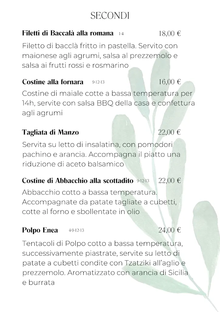 Menu_Enea Club Ristorante – Cucina Romana e italiana_Laganadi_image_1