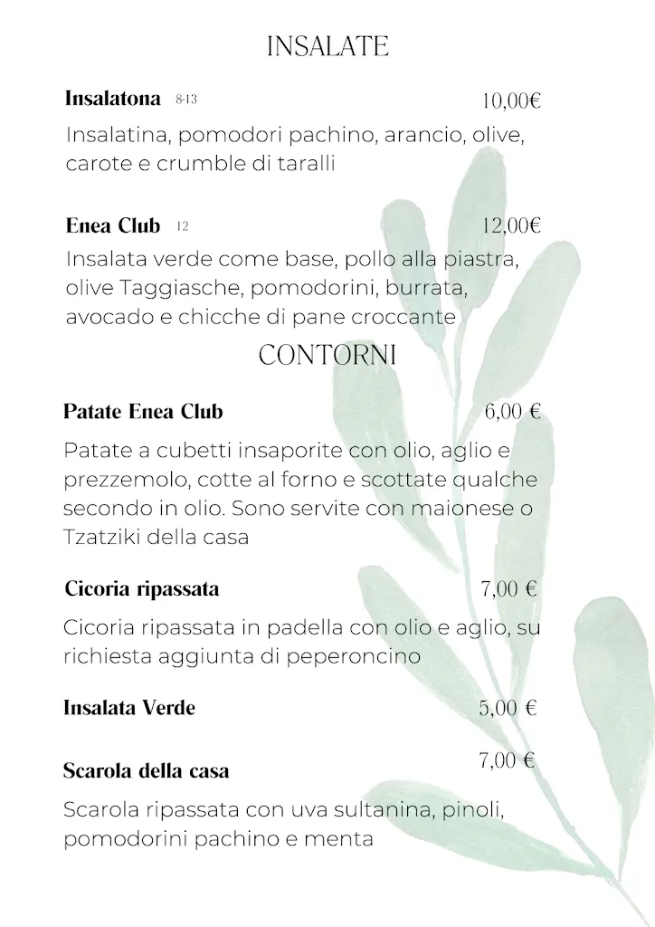 Menu_Enea Club Ristorante – Cucina Romana e italiana_Laganadi_image_4