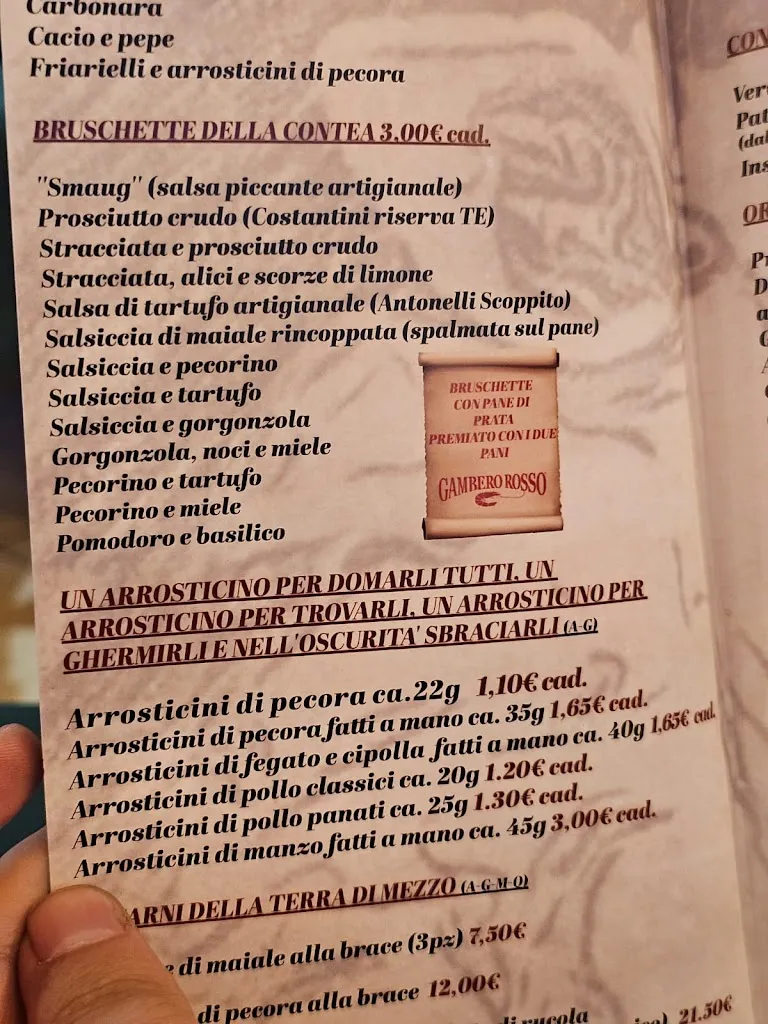 Menu_La Locanda del Puledro Impennato - Specialità Arrosticini_Coppito_image_1