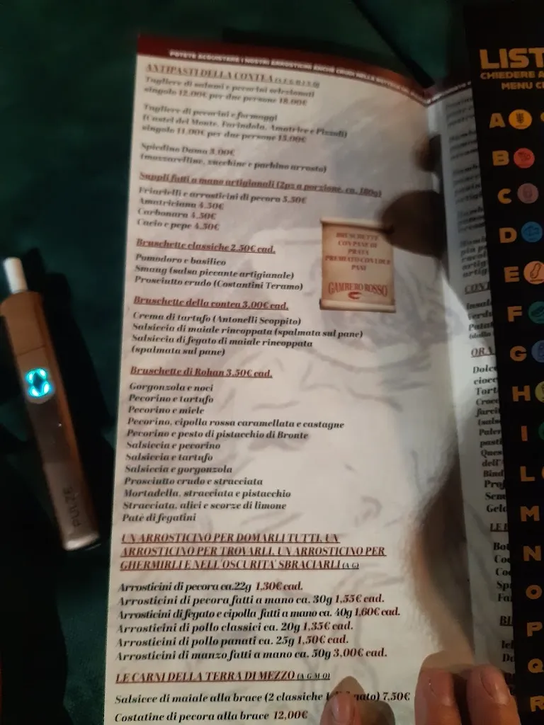 Menu_La Locanda del Puledro Impennato - Specialità Arrosticini_Coppito_image_2