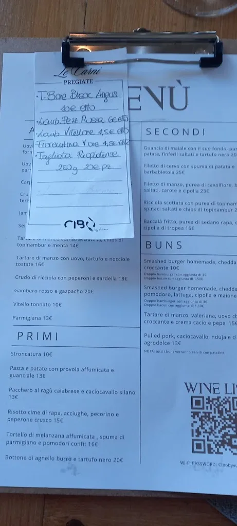 Menu_Cibo | Bistrot & Restaurant By Vulcano_Gioia Tauro_image_1