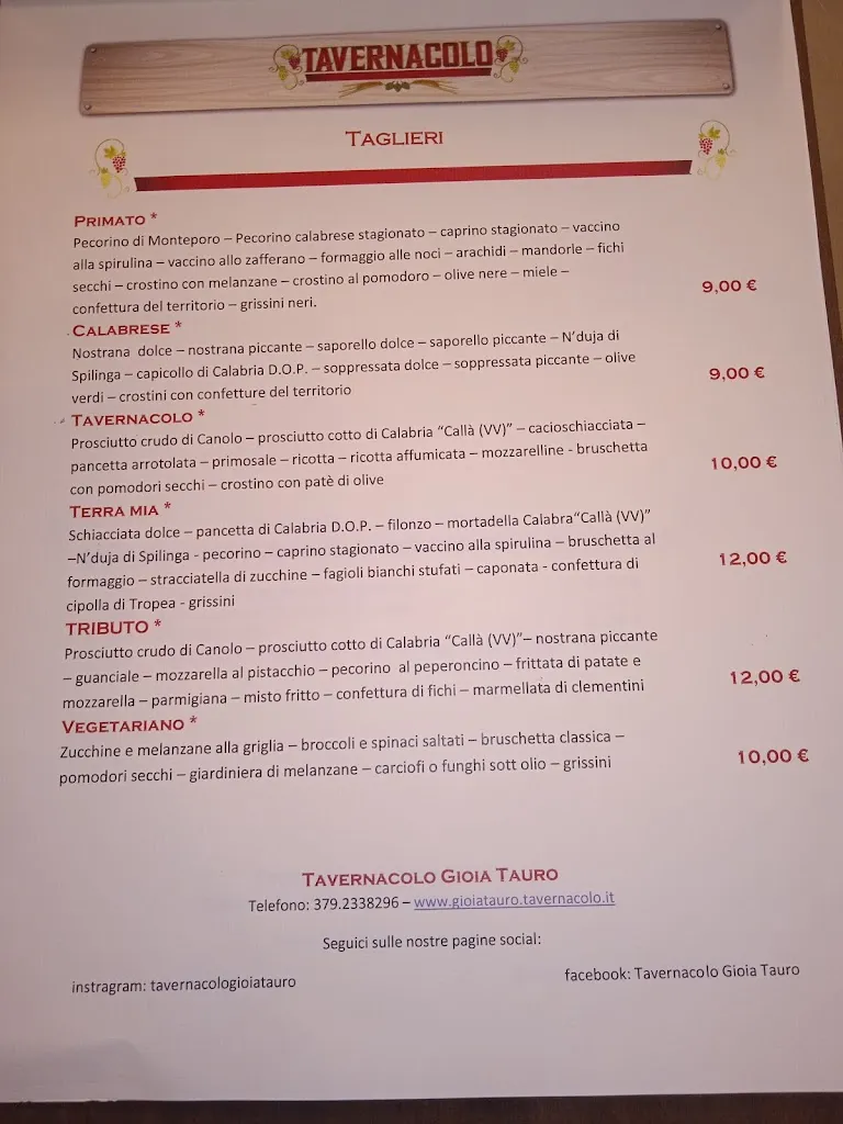 Menu_Tavernacolo Gioia Tauro_Gioia Tauro_image_2