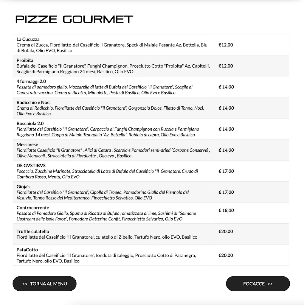 Menu_Gioja's - Pizzeria Napoletana Contemporanea - Lounge Bar_Gioia Tauro_image_4