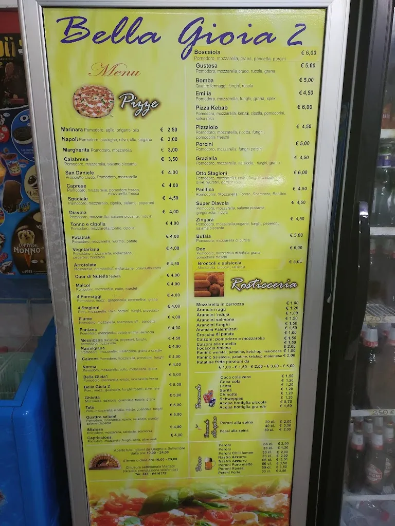 Menu_Bella Gioia 2 M.P. Ristorante, Pizzeria, Rosticceria di Corigliano Enzo_Gioia Tauro_image_4