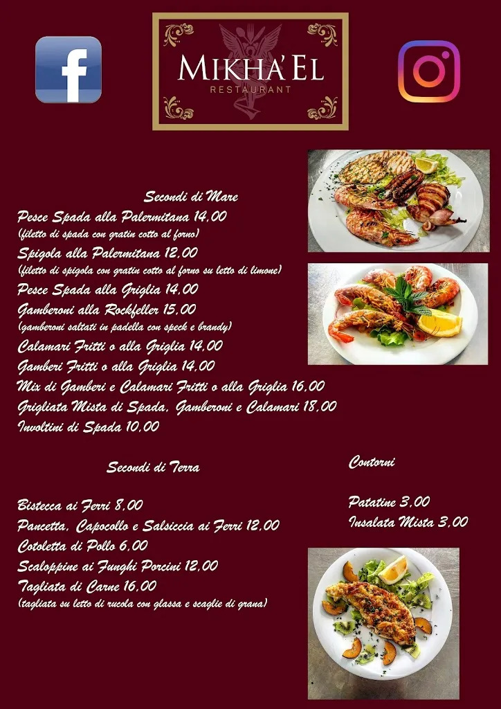 Menu_Ristorante Pizzeria Mikha' El_Gioia Tauro_image_2