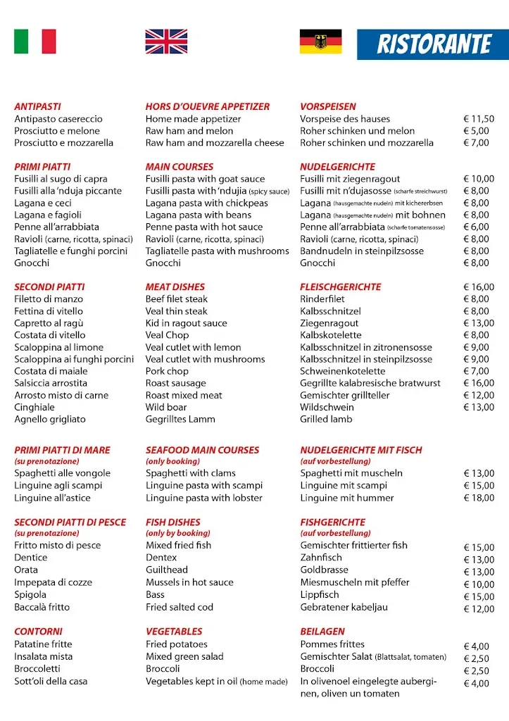 Menu_Restaurant pizzeria café bar Leda_Maierà_image_1