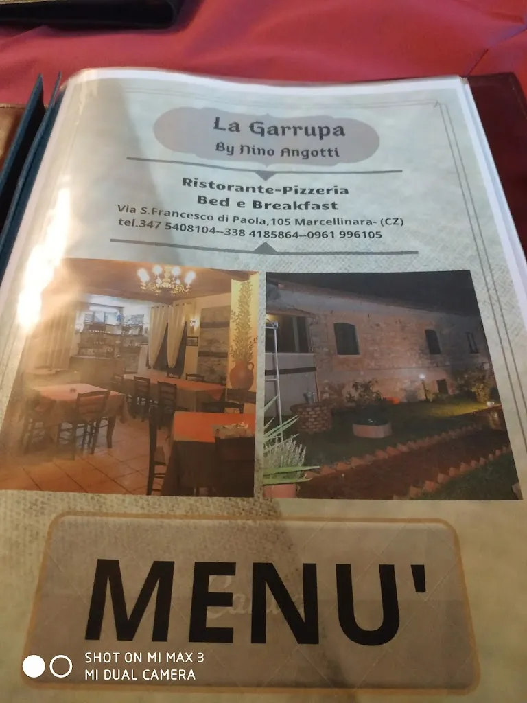Menu_La Garrupa: Ristorante, Pizzeria, B&B, Agriturismo_Marcellinara_image_1