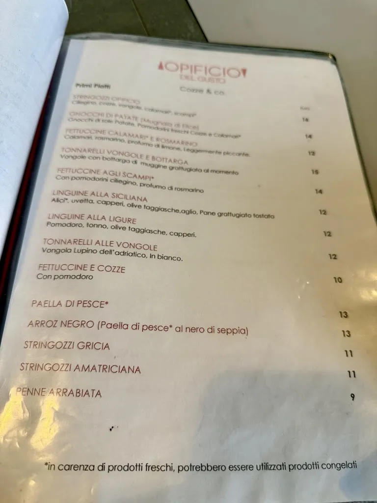 Menu_Opificio del Gusto - Cozze & Co_Coppito_image_3