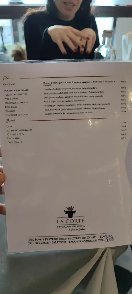 Menu_la corte ristorante braceria_Coppito_immagine_3