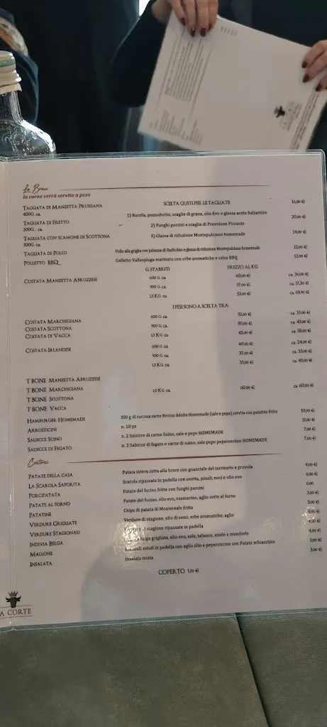Menu_la corte ristorante braceria_Coppito_immagine_4