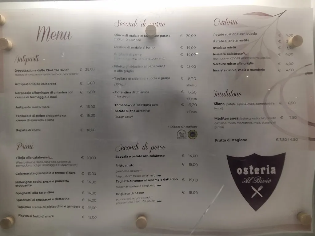 Menu_Osteria Al Bivio_Marina di Davoli_image_2