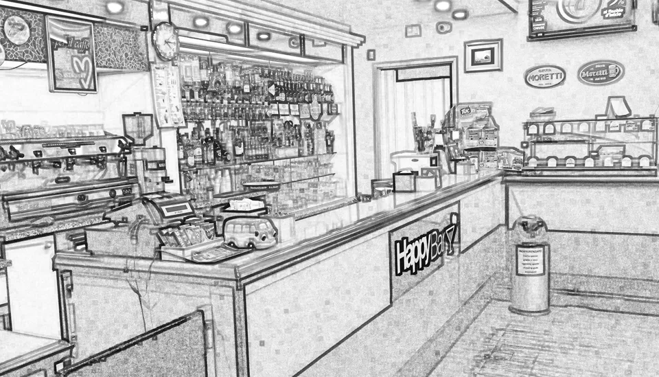 HAPPY BAR restaurant in Marina di Davoli