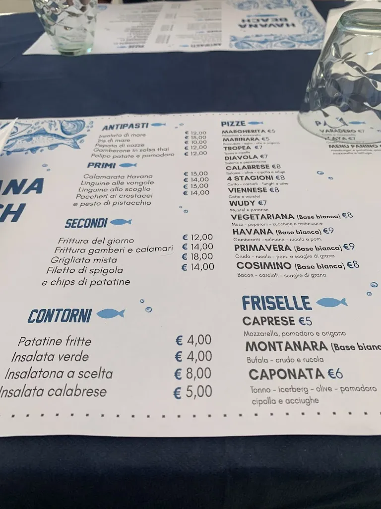 Menu_Havana Beach_Marina di Davoli_image_1