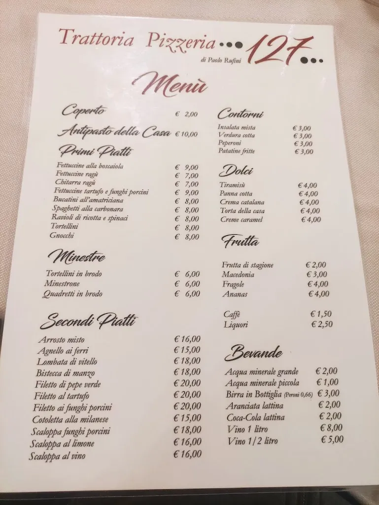 Menu_Trattoria Pizzeria 127_Coppito_image_1