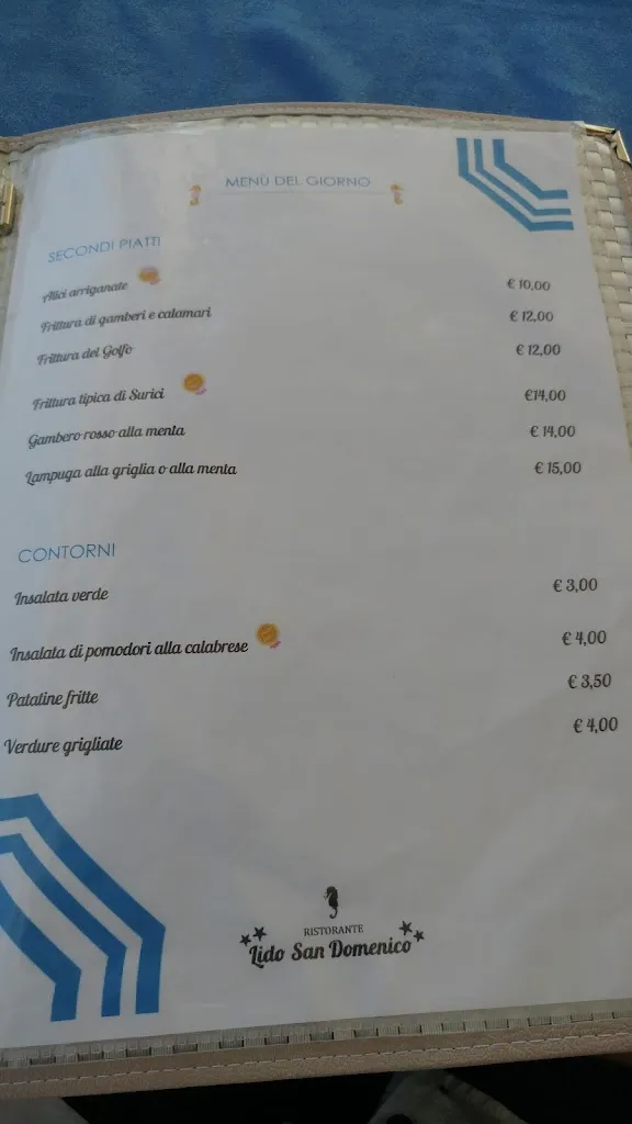 Menu_Lido San Domenico Restaurant & Terrace dal 1887_Marina di Davoli_image_2
