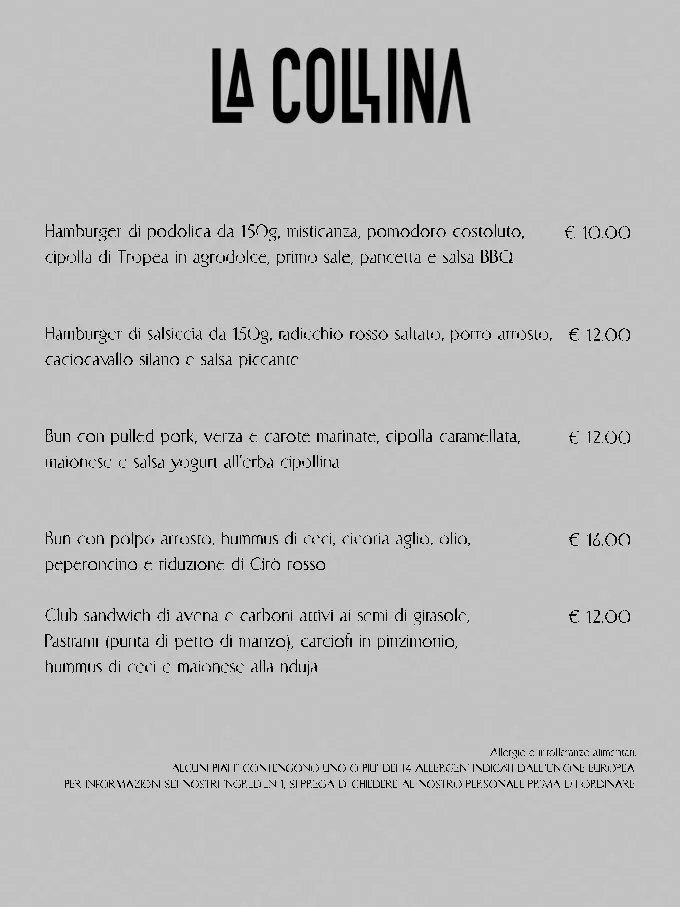 Menu_La Collina Ristorante & Pub_Mesoraca_image_1