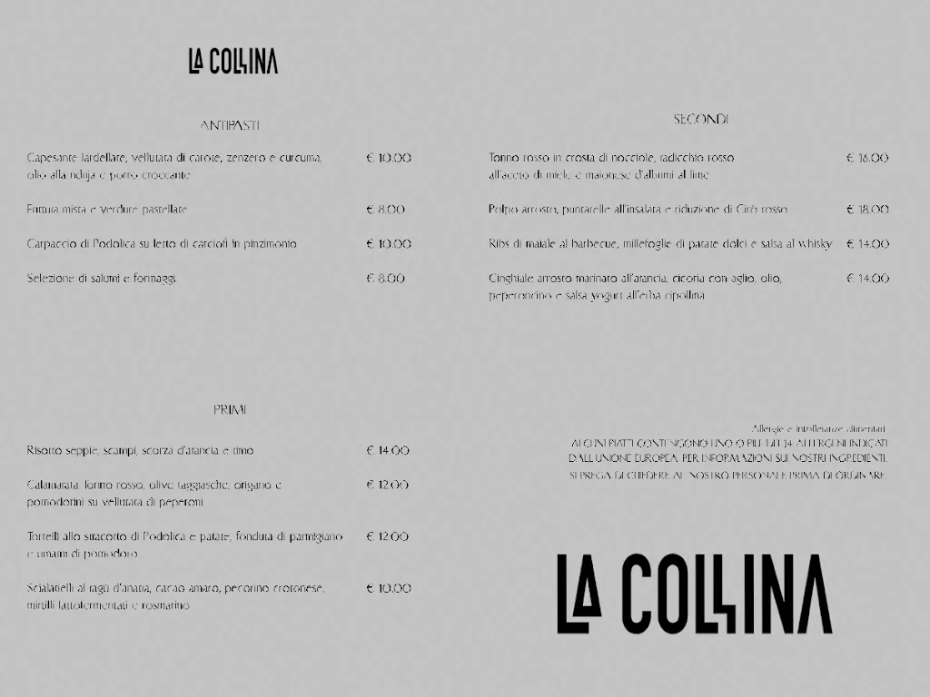 Menu_La Collina Ristorante & Pub_Mesoraca_image_2
