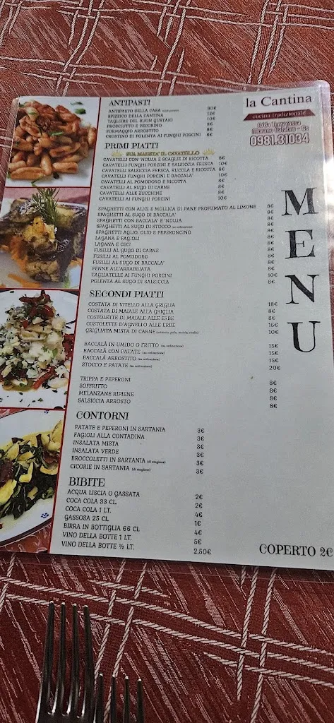 Menu_La Cantina_Morano Calabro_image_2