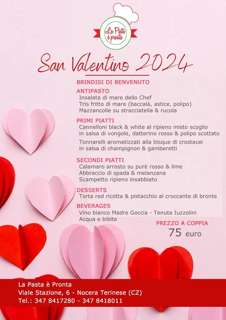 Menu_La Pasta é Pronta - Pastificio Artigianale - Spaghetteria_Nocera Scalo_image_1