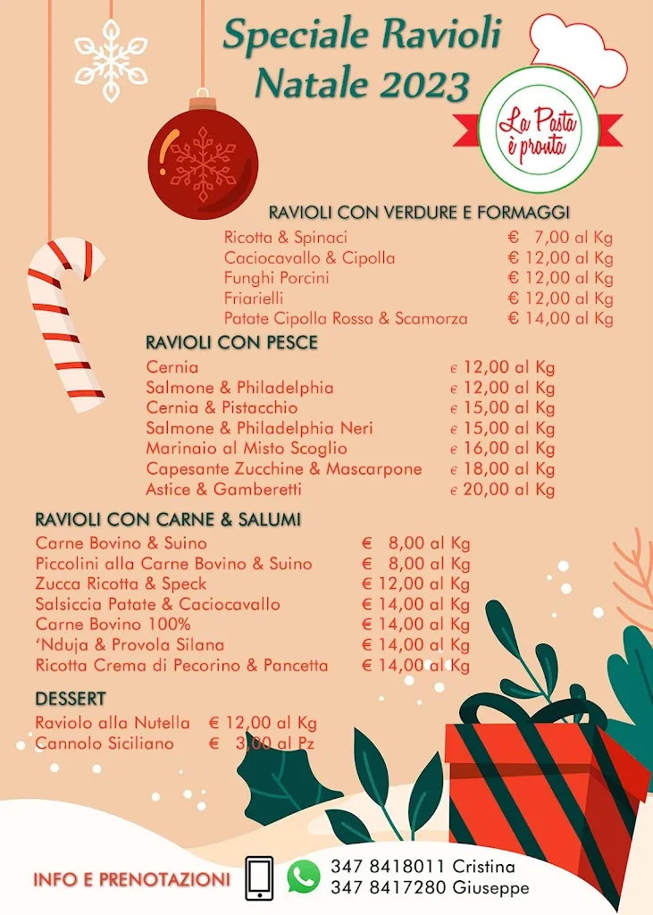 Menu_La Pasta é Pronta - Pastificio Artigianale - Spaghetteria_Nocera Scalo_image_2