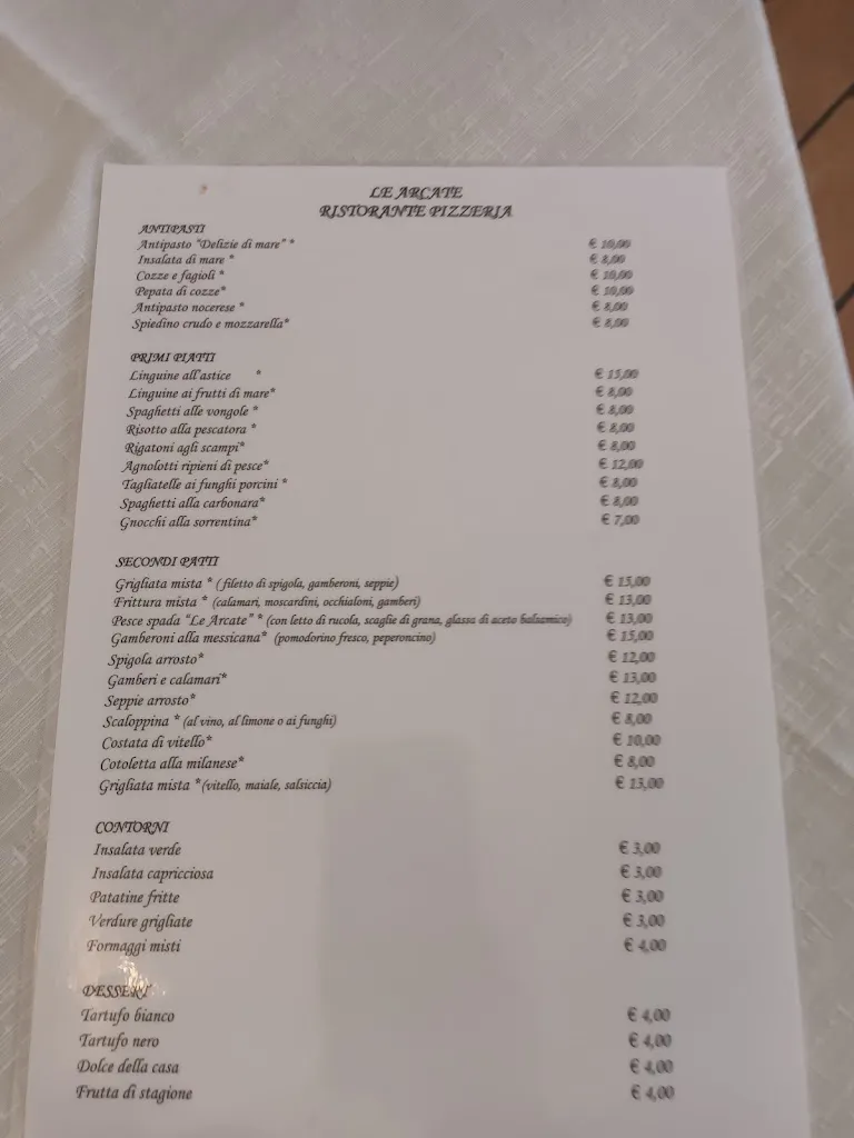 Menu_Ristorante Le Arcate_Nocera Scalo_image_1