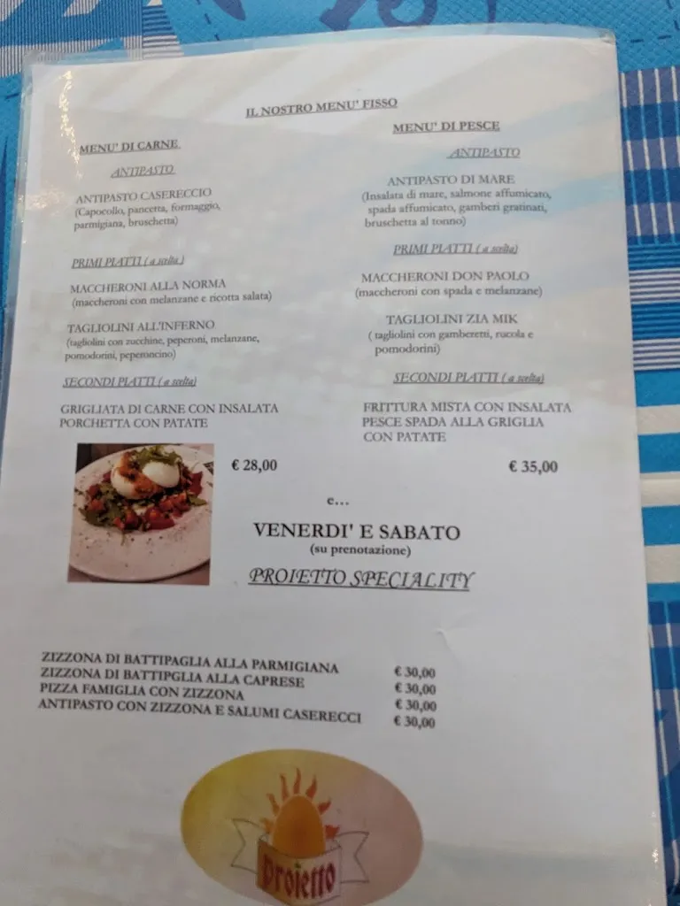 Menu_Ristorante pizzeria panificio proietto_Palizzi Marina_image_1