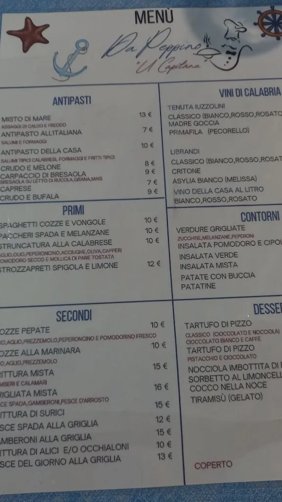 Menu_Da Peppino u capitanu_Nicotera_immagine_2