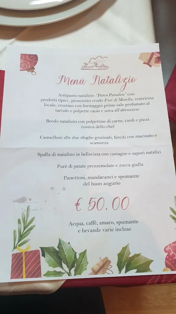 Menu_Ristorante Agriturismo Parco Paradiso_Cupello_image_1