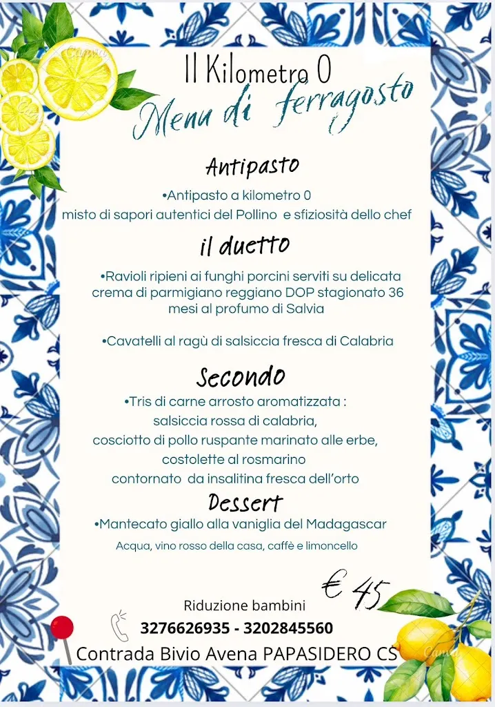 Menu_Il kilometro 0 papasidero_Papasidero_image_1