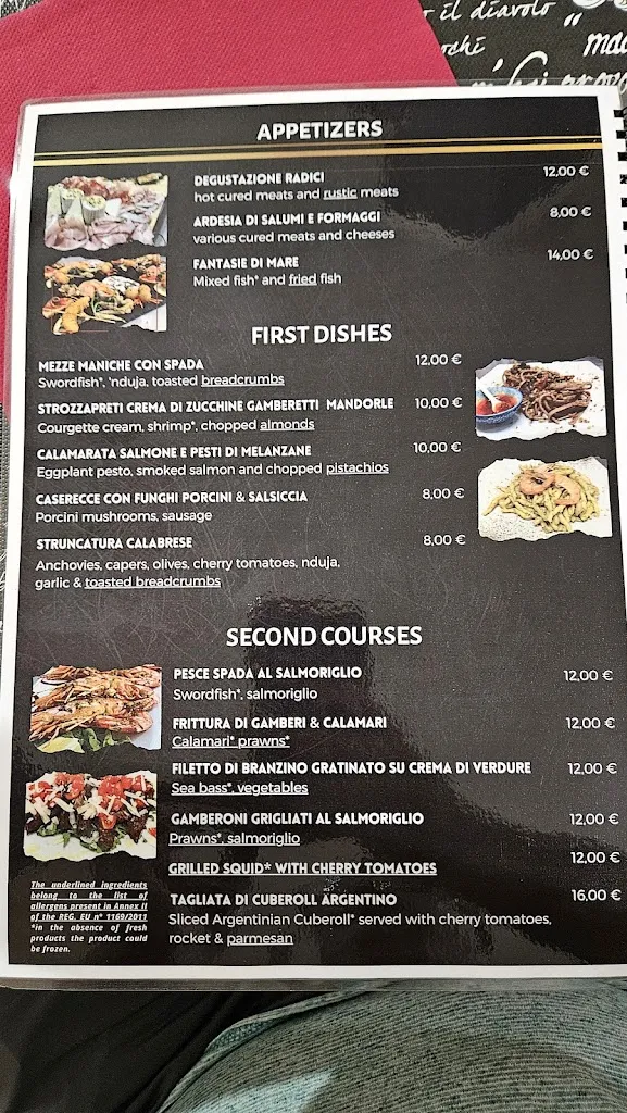 Menu_Radici restaurant&pizza_Palmi_image_2