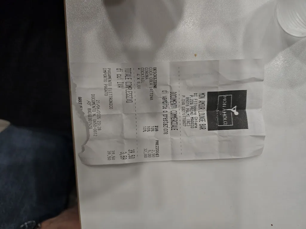 Vincenzo Di Pietro_Mon Amour Lounge Bar_Palmi_review