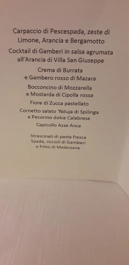 Menu_L'A Gourmet L'Accademia_Provincia di Reggio Calabria_image_1
