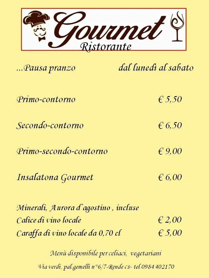 Menu_Gourmet Ristorante Caffètteria, Rende_Quattromiglia_image_4