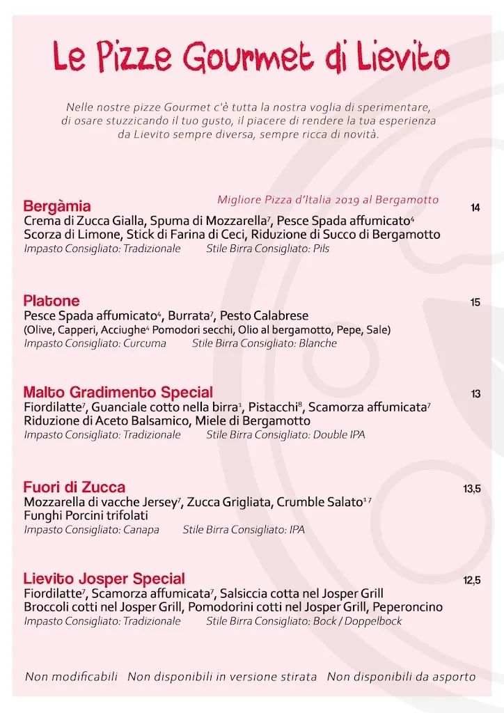 Menu_Pizzeria Lievito Reggio Calabria_Reggio Calabria_image_1