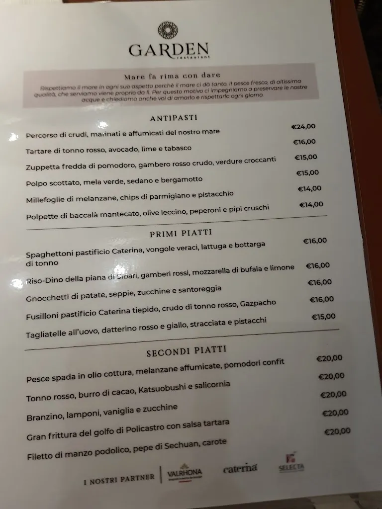 Menu_Garden Restaurant Praia_Praia a Mare_image_3