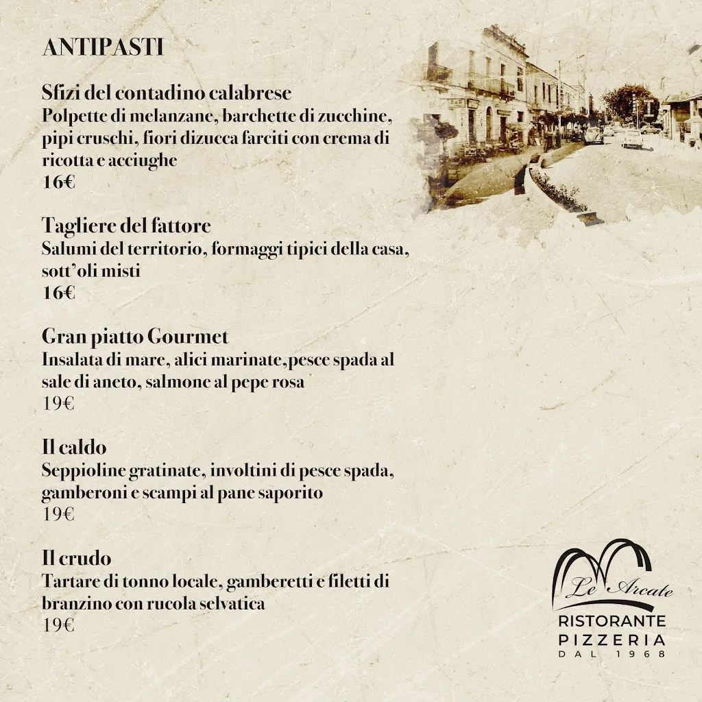 Menu_Ristorante Pizzeria Le Arcate_Praia a Mare_image_3