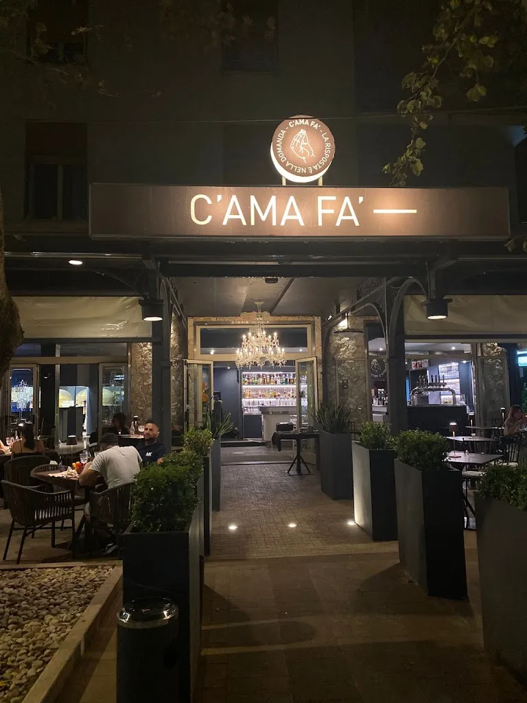 C'ama fà restaurant in Praia a Mare