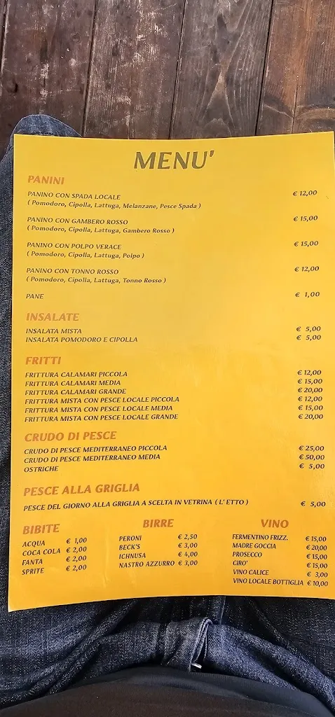Menu_Pescheria Friggitoria il corallo del mare_Ricadi_image_1