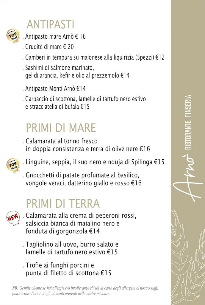 Menu_Arnò Ristorante e Pinseria_Rocca di Neto_image_1
